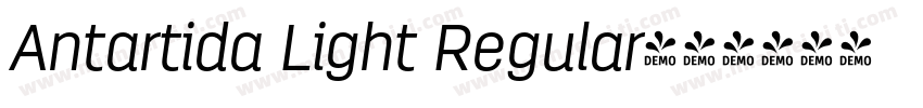 Antartida Light Regular字体转换
